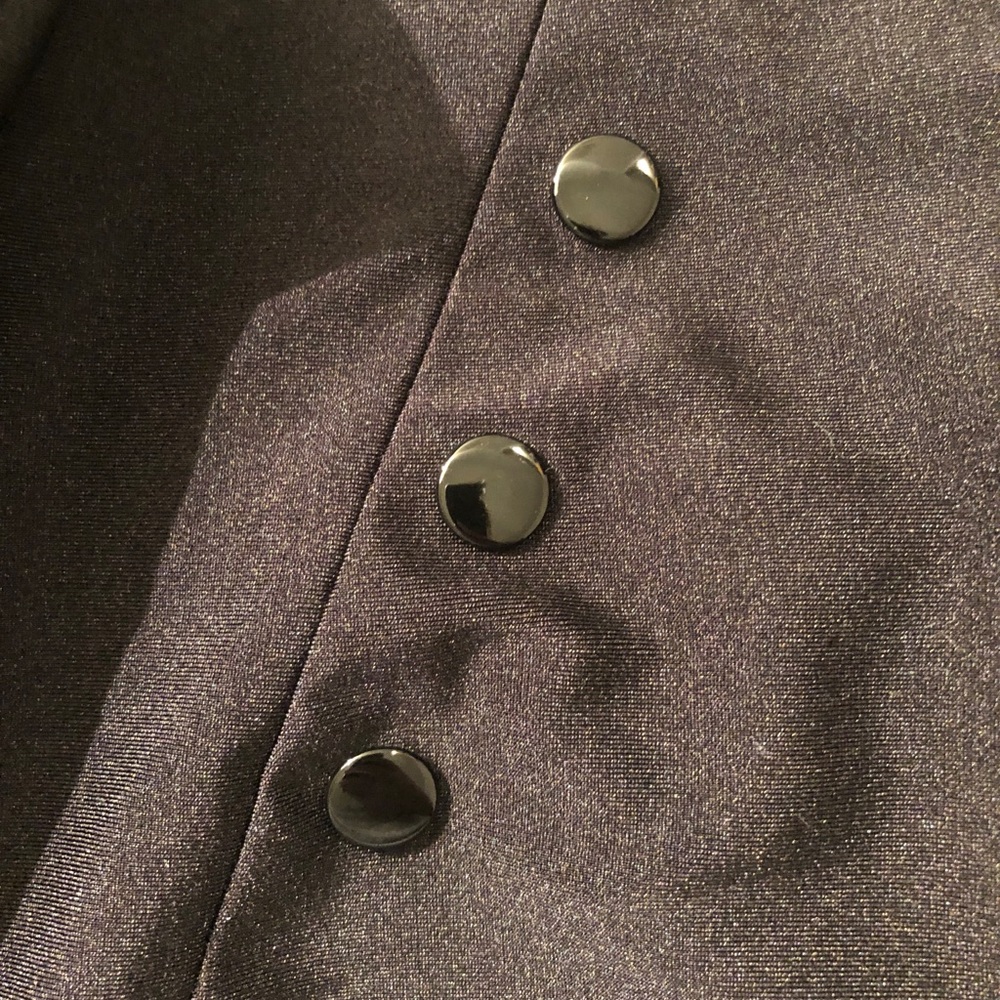 Thomas Wylde Buttoned Black Pencil Skirt - Picture 8 of 8